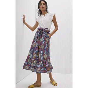 NEW Anthropologie Edith Midi Skirt - Large